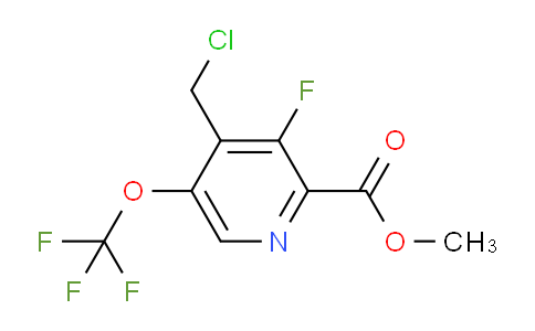 Methyl 4-(chloromethyl)-3-fluoro-5-(trifluoromethoxy)pyridine-2-carboxylate