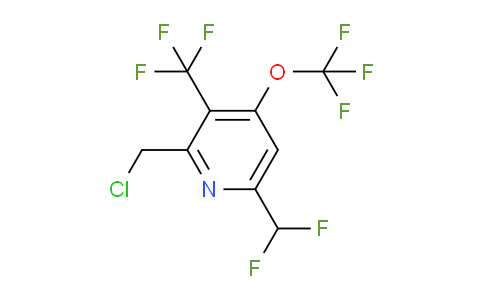 2-(Chloromethyl)-6-(difluoromethyl)-4-(trifluoromethoxy)-3-(trifluoromethyl)pyridine