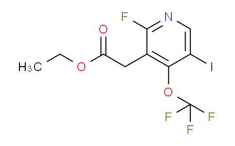 Ethyl 2-fluoro-5-iodo-4-(trifluoromethoxy)pyridine-3-acetate