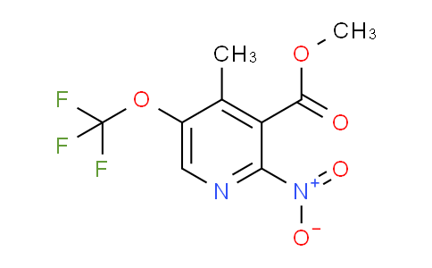 Methyl 4-methyl-2-nitro-5-(trifluoromethoxy)pyridine-3-carboxylate