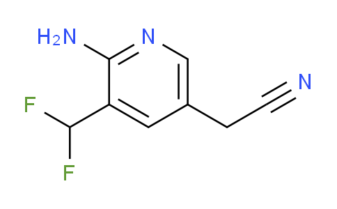 2-Amino-3-(difluoromethyl)pyridine-5-acetonitrile