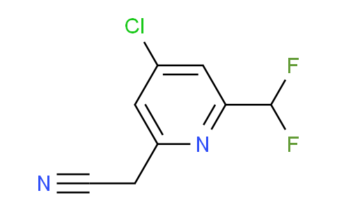 AM44507 | 1806782-57-9 | 4-Chloro-2-(difluoromethyl)pyridine-6-acetonitrile