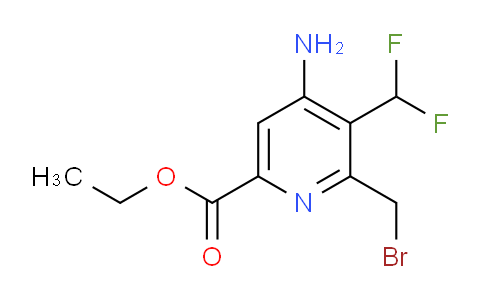 AM44511 | 1805347-66-3 | Ethyl 4-amino-2-(bromomethyl)-3-(difluoromethyl)pyridine-6-carboxylate