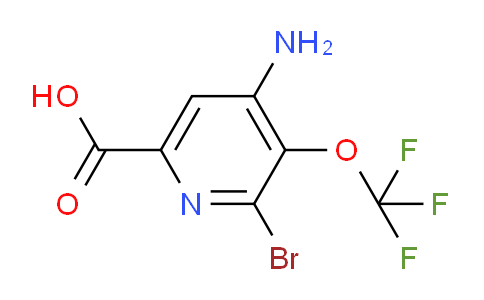 4-Amino-2-bromo-3-(trifluoromethoxy)pyridine-6-carboxylic acid