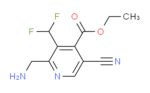 AM44521 | 1806852-28-7 | Ethyl 2-(aminomethyl)-5-cyano-3-(difluoromethyl)pyridine-4-carboxylate