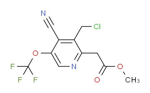 AM44547 | 1806110-73-5 | Methyl 3-(chloromethyl)-4-cyano-5-(trifluoromethoxy)pyridine-2-acetate