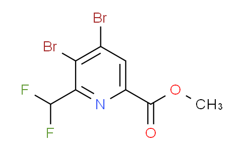 AM44549 | 1804446-86-3 | Methyl 3,4-dibromo-2-(difluoromethyl)pyridine-6-carboxylate