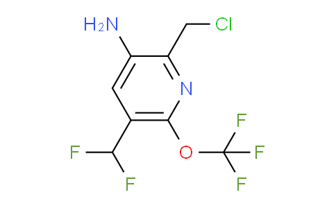 AM44551 | 1804021-37-1 | 3-Amino-2-(chloromethyl)-5-(difluoromethyl)-6-(trifluoromethoxy)pyridine