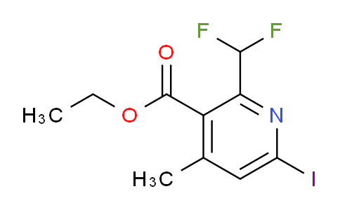 AM44554 | 1805510-46-6 | Ethyl 2-(difluoromethyl)-6-iodo-4-methylpyridine-3-carboxylate