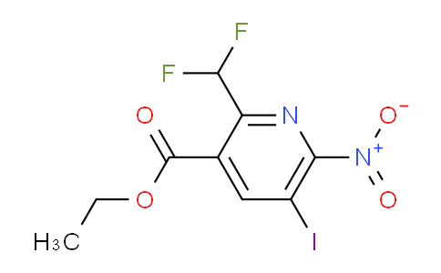 AM44558 | 1807143-89-0 | Ethyl 2-(difluoromethyl)-5-iodo-6-nitropyridine-3-carboxylate