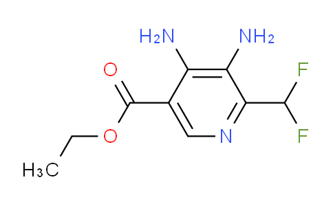 Ethyl 3,4-diamino-2-(difluoromethyl)pyridine-5-carboxylate