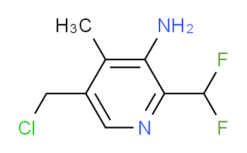 3-Amino-5-(chloromethyl)-2-(difluoromethyl)-4-methylpyridine