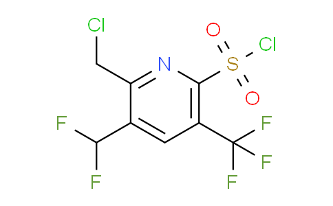 2-(Chloromethyl)-3-(difluoromethyl)-5-(trifluoromethyl)pyridine-6-sulfonyl chloride