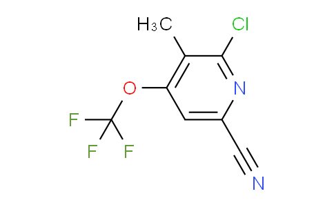 2-Chloro-6-cyano-3-methyl-4-(trifluoromethoxy)pyridine