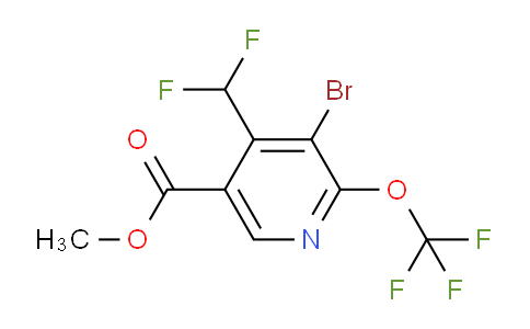 AM44589 | 1804750-84-2 | Methyl 3-bromo-4-(difluoromethyl)-2-(trifluoromethoxy)pyridine-5-carboxylate