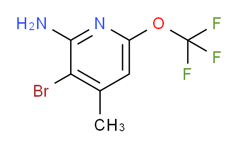2-Amino-3-bromo-4-methyl-6-(trifluoromethoxy)pyridine