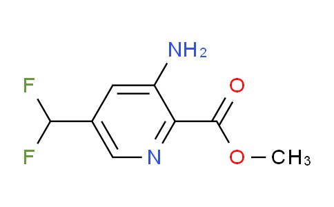 AM44599 | 1805108-90-0 | Methyl 3-amino-5-(difluoromethyl)pyridine-2-carboxylate