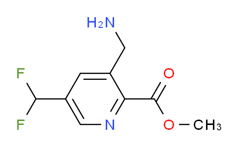 AM44606 | 1804711-87-2 | Methyl 3-(aminomethyl)-5-(difluoromethyl)pyridine-2-carboxylate
