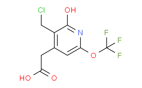 AM44613 | 1806729-91-8 | 3-(Chloromethyl)-2-hydroxy-6-(trifluoromethoxy)pyridine-4-acetic acid