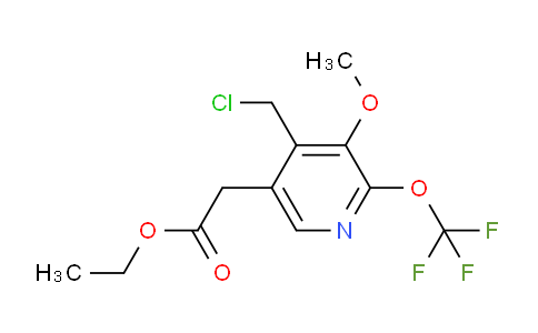 AM44618 | 1806770-72-8 | Ethyl 4-(chloromethyl)-3-methoxy-2-(trifluoromethoxy)pyridine-5-acetate