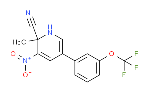 AM44634 | 1261621-61-7 | 2-Methyl-2-Cyano-3-nitro-5-(3-(trifluoromethoxy)phenyl)pyridine