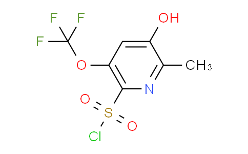 3-Hydroxy-2-methyl-5-(trifluoromethoxy)pyridine-6-sulfonyl chloride