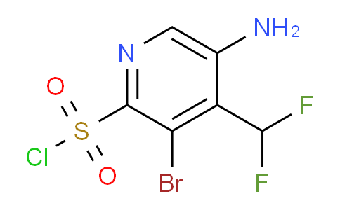 AM44658 | 1806815-64-4 | 5-Amino-3-bromo-4-(difluoromethyl)pyridine-2-sulfonyl chloride