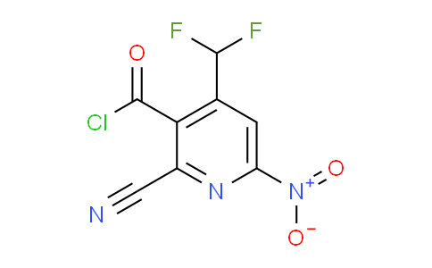 AM44660 | 1805489-04-6 | 2-Cyano-4-(difluoromethyl)-6-nitropyridine-3-carbonyl chloride