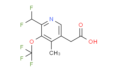 AM44665 | 1361758-22-6 | 2-(Difluoromethyl)-4-methyl-3-(trifluoromethoxy)pyridine-5-acetic acid