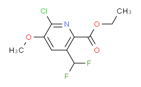 AM44671 | 1805082-22-7 | Ethyl 2-chloro-5-(difluoromethyl)-3-methoxypyridine-6-carboxylate