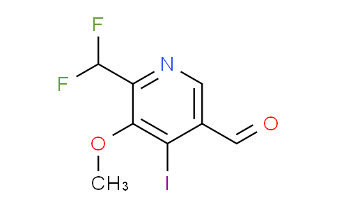 2-(Difluoromethyl)-4-iodo-3-methoxypyridine-5-carboxaldehyde
