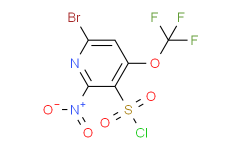6-Bromo-2-nitro-4-(trifluoromethoxy)pyridine-3-sulfonyl chloride