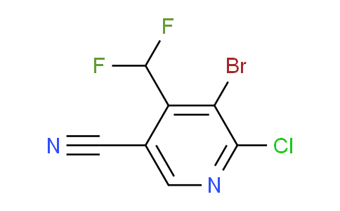 AM44686 | 1805387-95-4 | 3-Bromo-2-chloro-5-cyano-4-(difluoromethyl)pyridine