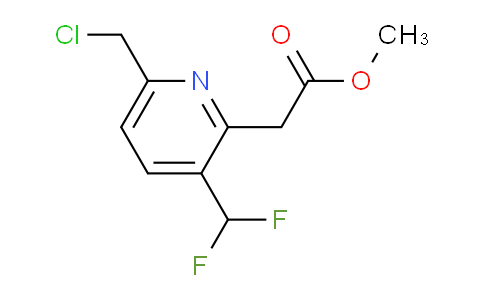 Methyl 6-(chloromethyl)-3-(difluoromethyl)pyridine-2-acetate
