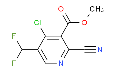 AM44698 | 1805389-52-9 | Methyl 4-chloro-2-cyano-5-(difluoromethyl)pyridine-3-carboxylate