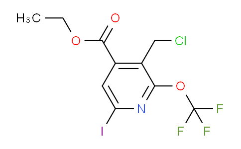 AM44701 | 1804367-71-2 | Ethyl 3-(chloromethyl)-6-iodo-2-(trifluoromethoxy)pyridine-4-carboxylate