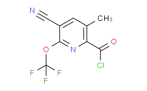 AM44730 | 1806217-58-2 | 3-Cyano-5-methyl-2-(trifluoromethoxy)pyridine-6-carbonyl chloride