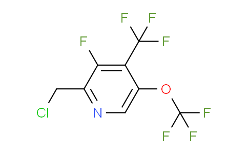 2-(Chloromethyl)-3-fluoro-5-(trifluoromethoxy)-4-(trifluoromethyl)pyridine