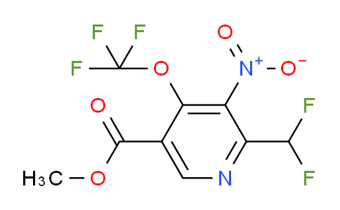 AM44762 | 1806772-28-0 | Methyl 2-(difluoromethyl)-3-nitro-4-(trifluoromethoxy)pyridine-5-carboxylate