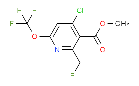 AM44779 | 1804556-60-2 | Methyl 4-chloro-2-(fluoromethyl)-6-(trifluoromethoxy)pyridine-3-carboxylate