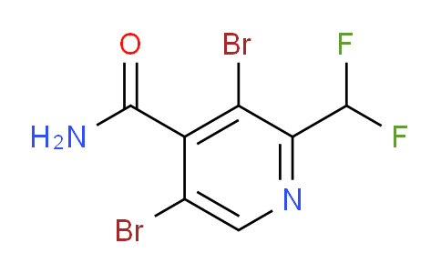 AM44781 | 1805285-54-4 | 3,5-Dibromo-2-(difluoromethyl)pyridine-4-carboxamide
