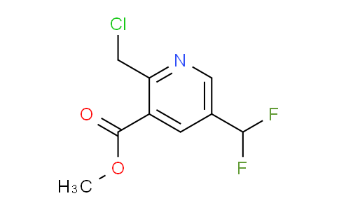 AM44788 | 1805145-77-0 | Methyl 2-(chloromethyl)-5-(difluoromethyl)pyridine-3-carboxylate