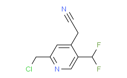 AM44798 | 1804698-69-8 | 2-(Chloromethyl)-5-(difluoromethyl)pyridine-4-acetonitrile