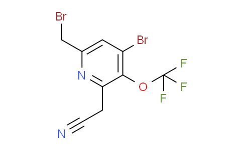 AM44804 | 1806083-41-9 | 4-Bromo-6-(bromomethyl)-3-(trifluoromethoxy)pyridine-2-acetonitrile