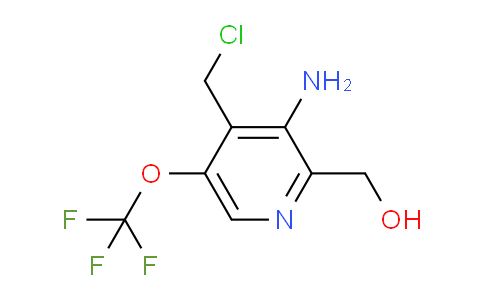 3-Amino-4-(chloromethyl)-5-(trifluoromethoxy)pyridine-2-methanol