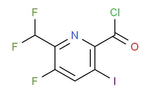 AM44807 | 1807101-94-5 | 2-(Difluoromethyl)-3-fluoro-5-iodopyridine-6-carbonyl chloride