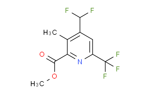 AM44808 | 1361869-63-7 | Methyl 4-(difluoromethyl)-3-methyl-6-(trifluoromethyl)pyridine-2-carboxylate