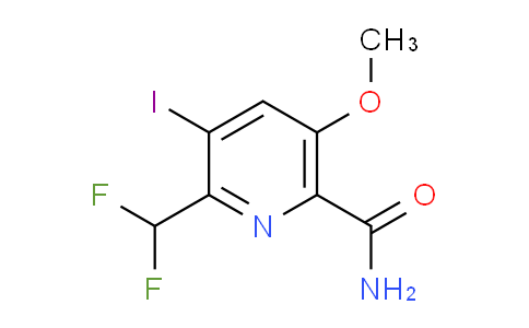 AM44815 | 1805603-35-3 | 2-(Difluoromethyl)-3-iodo-5-methoxypyridine-6-carboxamide