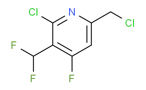 2-Chloro-6-(chloromethyl)-3-(difluoromethyl)-4-fluoropyridine