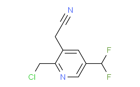 AM44846 | 1806817-27-5 | 2-(Chloromethyl)-5-(difluoromethyl)pyridine-3-acetonitrile